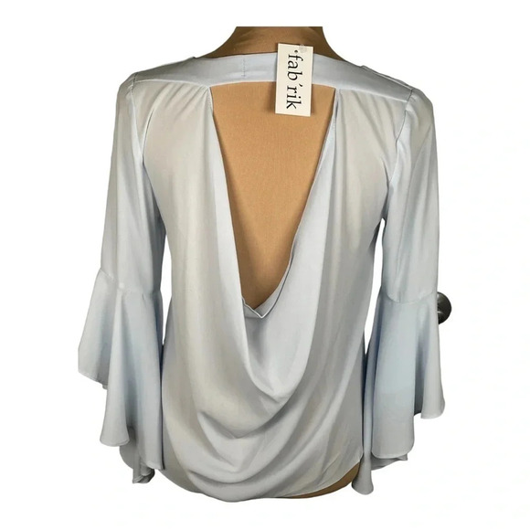 Fab’rik Bell Sleeve Top NWT - Picture 1 of 6